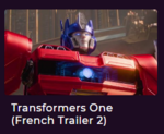 le trailer de « Transformers One »