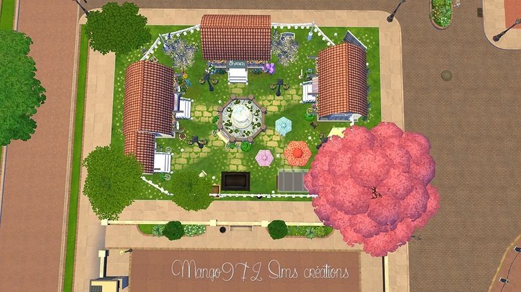 Sims 4 Place de la Fontaine 