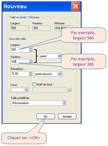 PHOTOFILTRE / UNFREEZ – CREER UN TEXTE ANIME SCINTILLANT