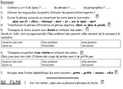 Grammaire Picot - textes, transpositions, exercices