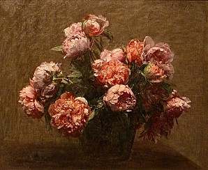 Henri Fantin-Latour - Vase de Pivoines (Vase of Peonies), 1