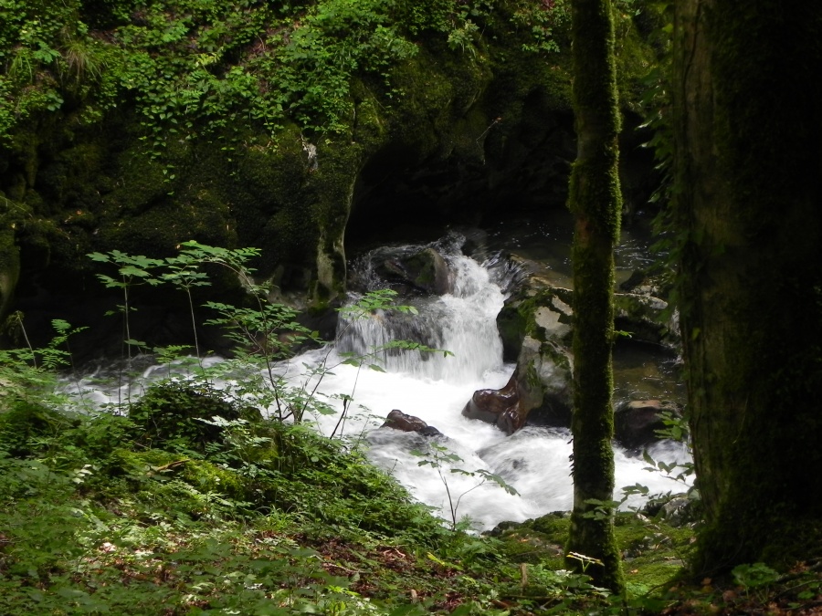 La cascade des Gorges de Langouette