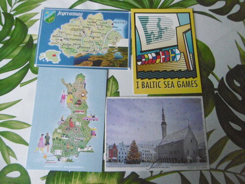 Echange cartes postales avec l'Estonie