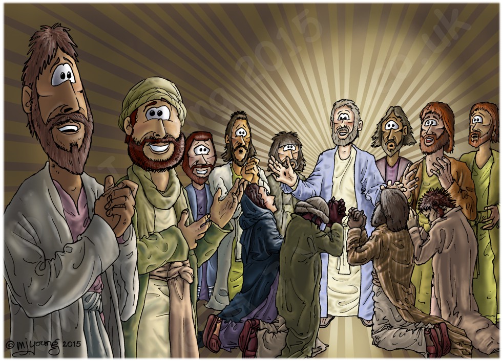 Mark 16 - Resurrection of Jesus - Scene 05 - Message (Shorter ending)