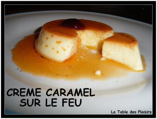 LA CRÈME CARAMEL SUR LE FEU