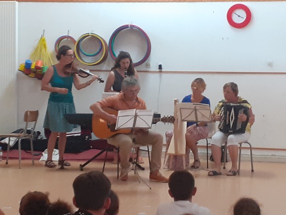 Juin : Concert Musicor à l'école