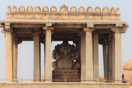 Hampi, le temple Sasivekalu Ganesha