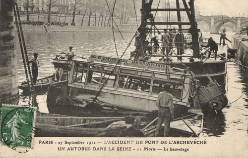  La catastrophe du pont de l'Archevêché (27/09/1911)