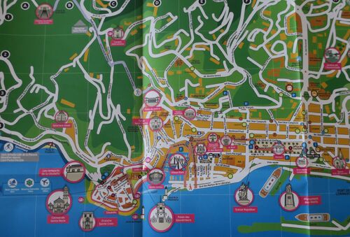 Plan de Bastia et ses trésors