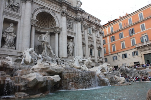 Rome : La fontaine de Trévi