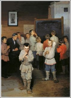 Nikolaï Bogdanov-Belski (1868-1945), Calcul mental à l'école populaire de S. A. Ratchinski - 1895