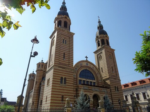 Autour de l'église orthodoxe de Sibiu en Roumanie (photos)