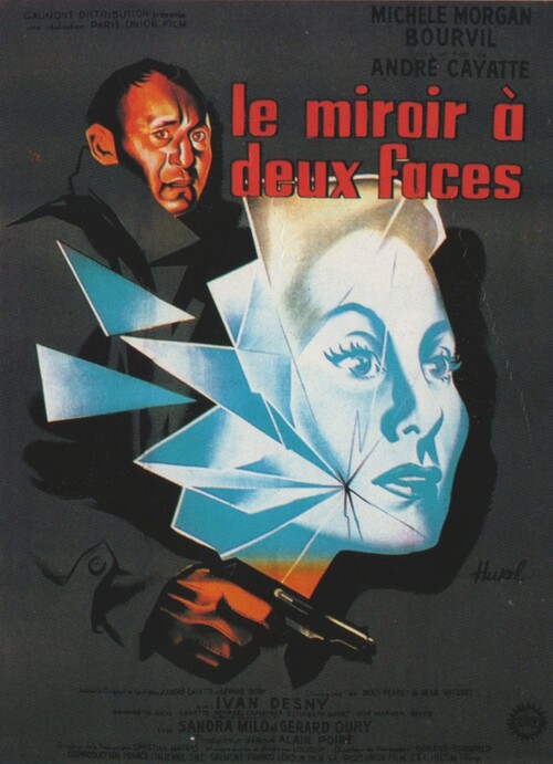 LE MIROIR A DEUX FACES - BOX OFFICE BOURVIL 1958
