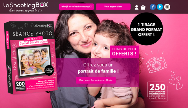 Mon avis sur le coffret cadeau "LaShootingBOX" (séance photo en famille)