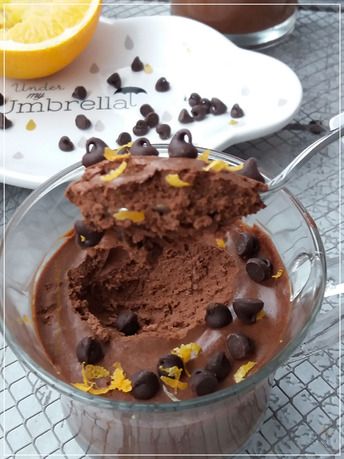 MOUSSE AU CHOCOLAT A L'ORANGE