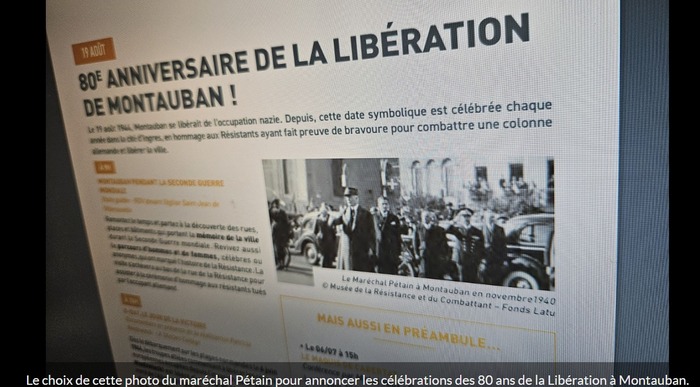 Montauban : Un cliché du maréchal Pétain dans le magazine de la ville indigne  les lecteurs