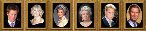 Portraits de la famille royale