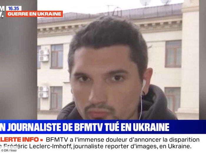Ukraine : un journaliste de BFMTV meurt à 32 ans, Emmanuel Macron lui rend hommage