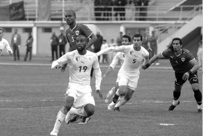Samedi 13.3.2010  Chan 2011 Qualif CHAN 2011 Aller EN A'-Lybie 1-0, avec Zema,Baâbouche,  Bouguèch