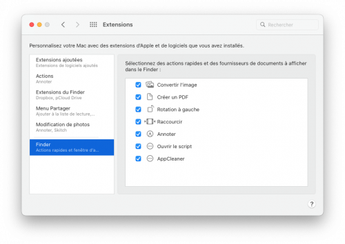 Raccourci pour ouvrir une application AppleScript avec l'éditeur de scripts