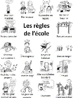 règles de l'école