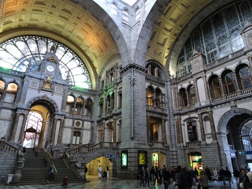 Autour de la gare centrale d'Anvers (photos)