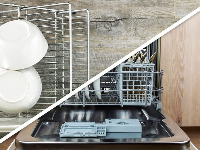 Vous serez surpris d'apprendre que vous pouvez réutiliser les paniers pour le rangement au lave-vaisselle!