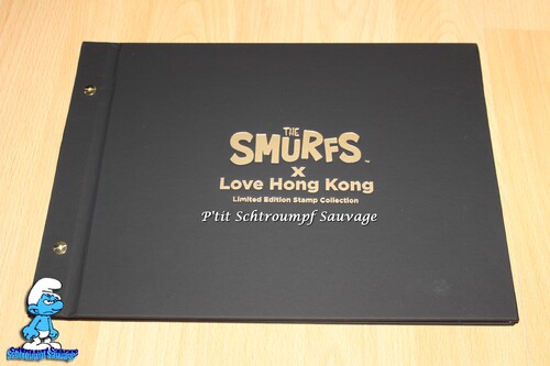 Collection de timbres Schtroumpfs - série "The Smurfs x Love Hong Kong"