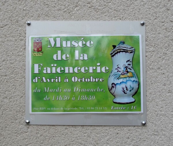 Le musée de la faïencerie à Ancy le Franc