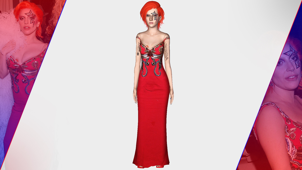 MARC JACOBS 2016 RED EMBROIDERED DRESS