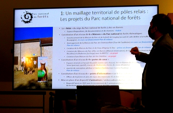 Les Amis du Musée du Pays Châtillonnais ont rencontré le nouveau Directeur du Parc National des Forêts