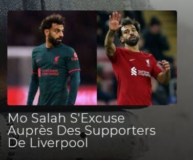 Une actu sur Mohamed Salah