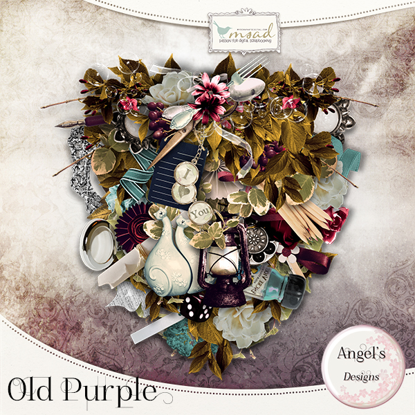 " Old Purple" de Angel's Designs