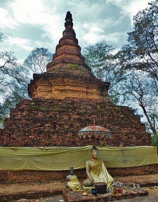 Chedi du Wat Phrathat Com Chaeng (Phrae)