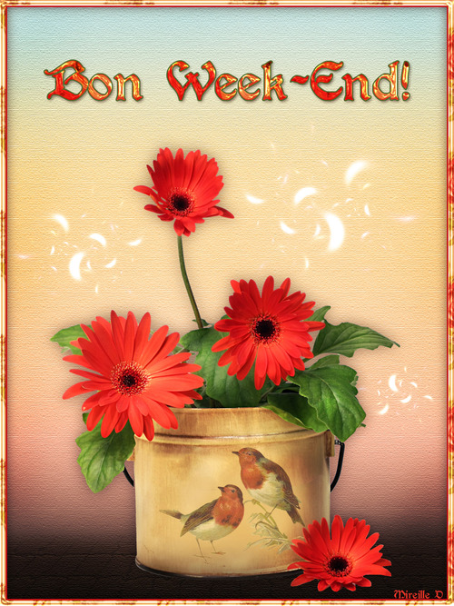 Carte Bon Week-End