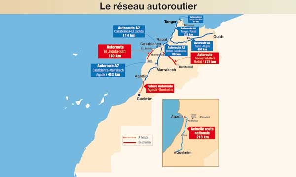 Autoroute Agadir-Guelmim :  l'étude déja commencée