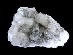 Calcite sur Fluorite
