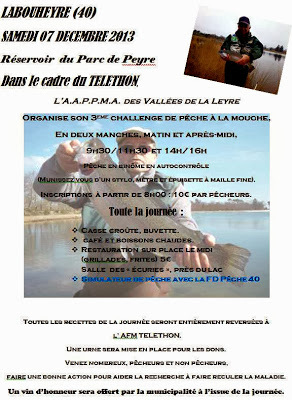 challenge de Pêche Téléthon 2013 à Labouheyre