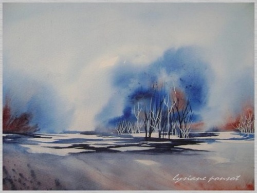 Paysages d'automne et d'hiver