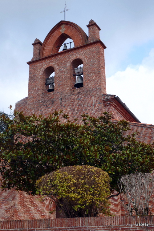 Vieille-Toulouse : ciel, clocher, ...