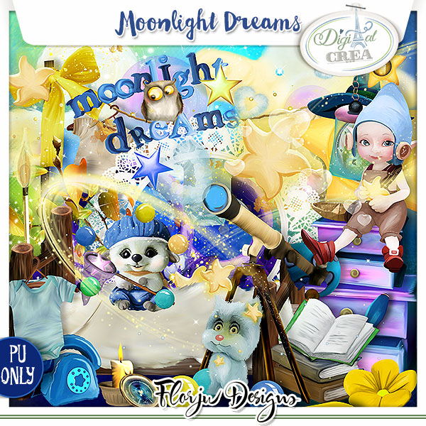 Moonlight Dreams { Kit PU } Florju Designs
