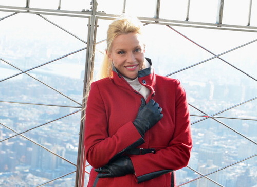 Nicollette Sheridan à l'Empire State Building.