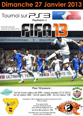 tournoi FIFA 13 à pau sur ps3
