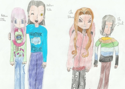 Fan art 27: Les personnages de la fic pirate en school fic!! (Pour la fiction One Piece Academy)