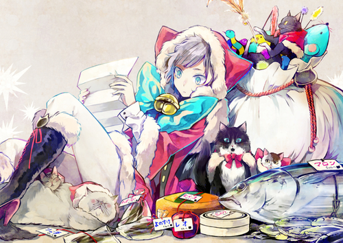 Image de anime and cat