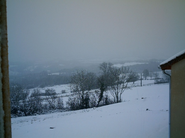 tempete de neige a l'horizon