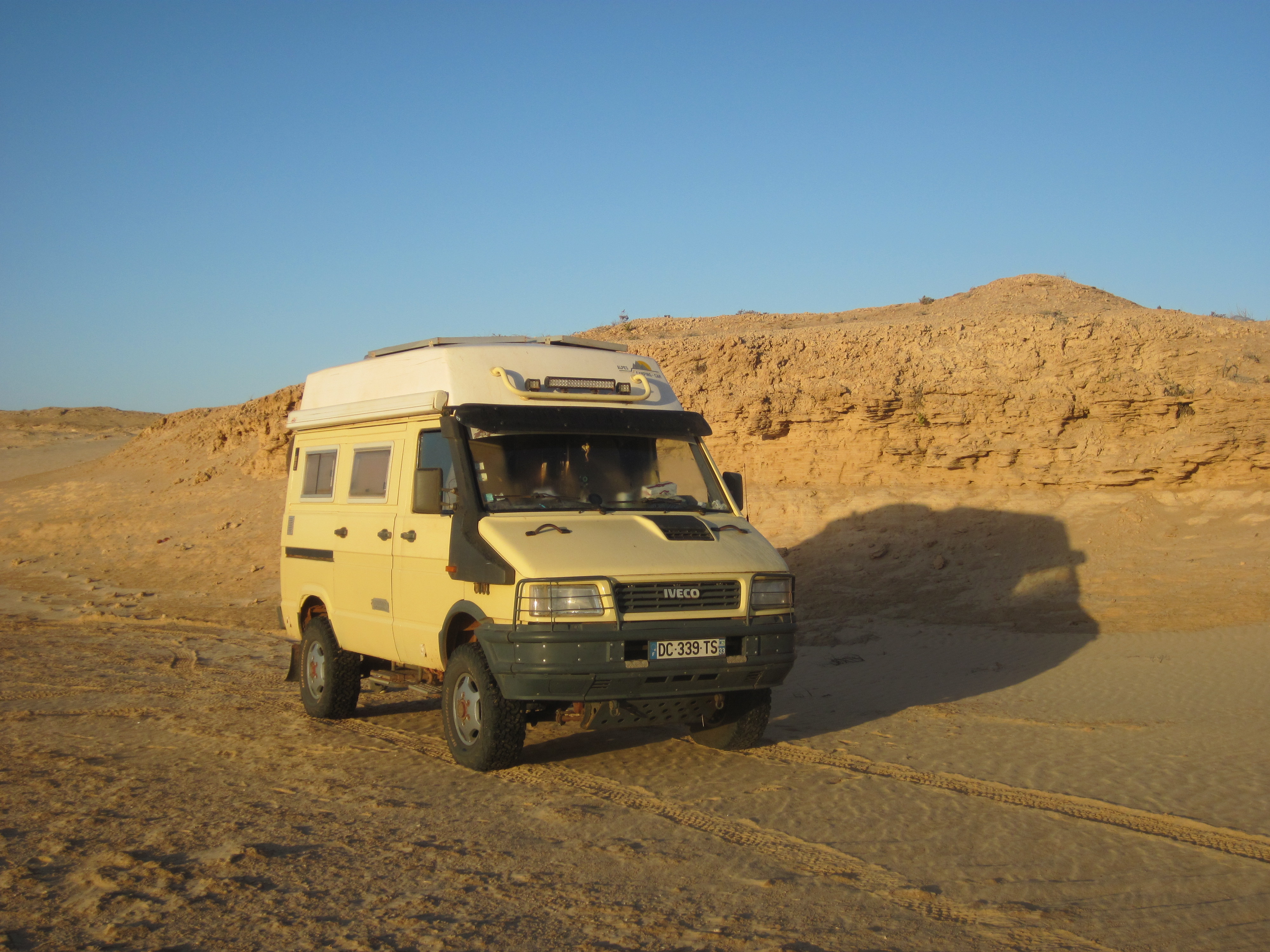 Mauritanie Bivouac avant la frontière