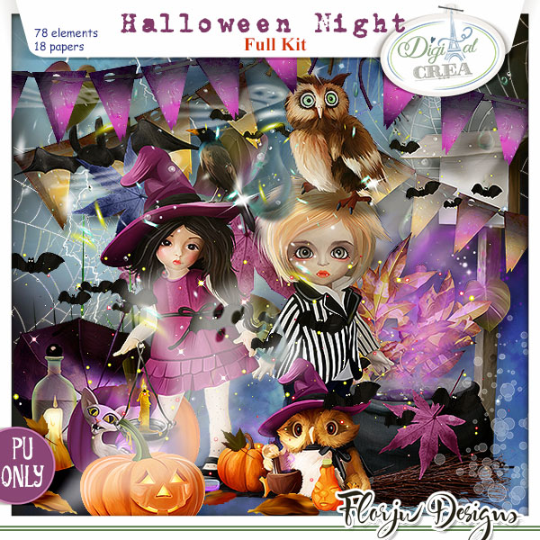 Halloween Night { Kit PU } Florju Designs