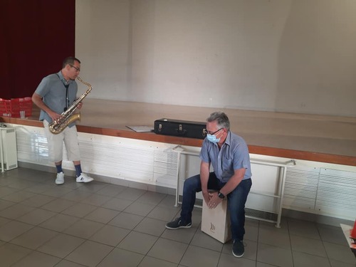 L'harmonie présente au forum des associations de Beaumont