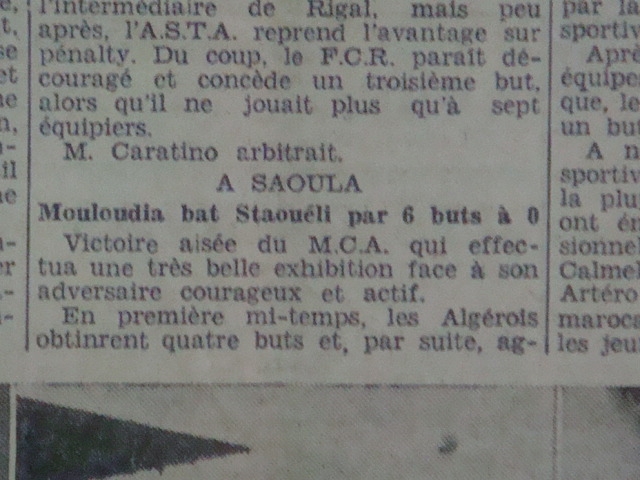 29.9.1935 coupe afn cs staouéli-mca 0-6